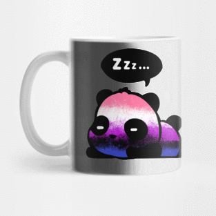 Gender Fluid pride panda Mug
